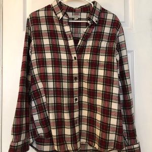 LL Bean women’s flannel - relaxed fit